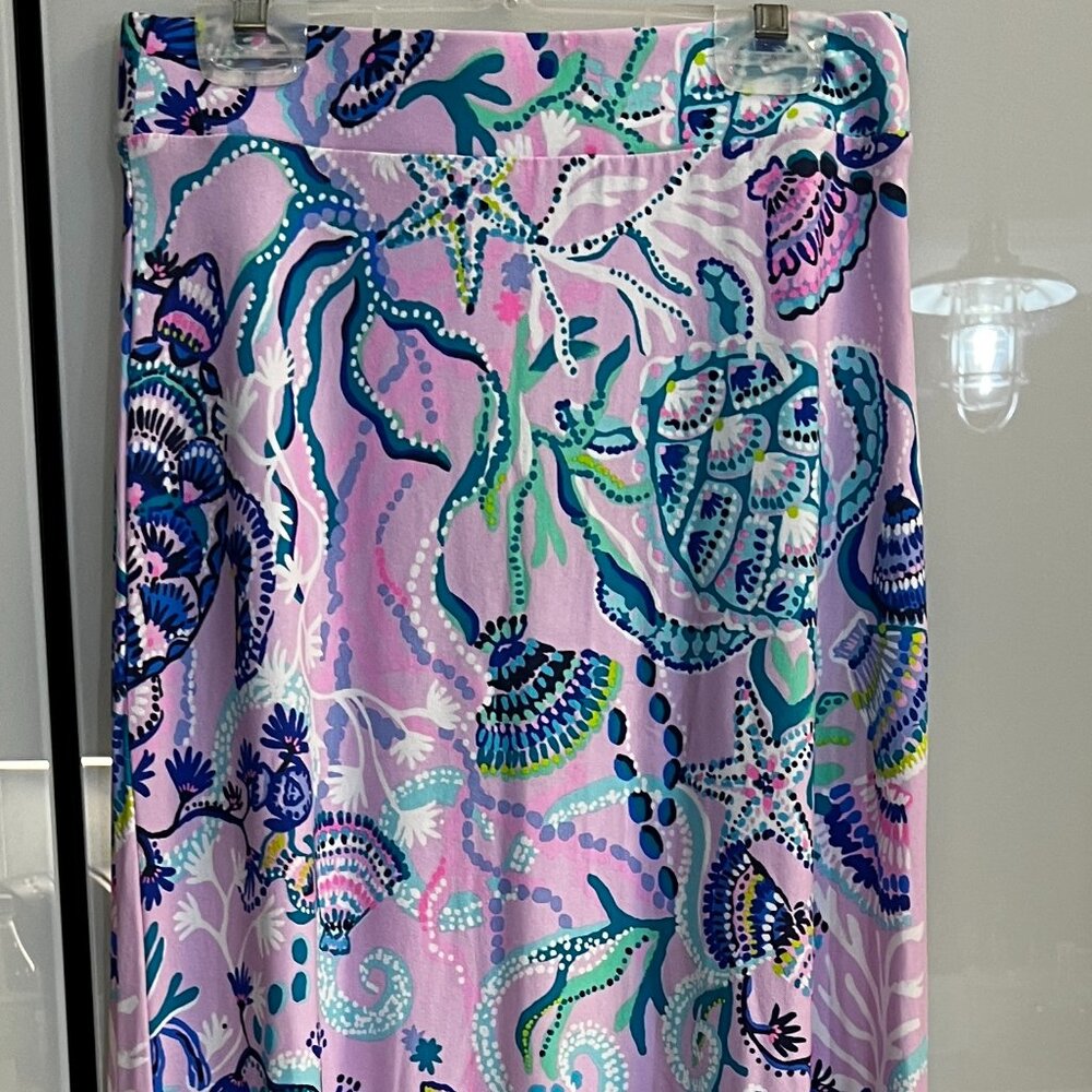 Lilly Pulitzer Adea Maxi Skirt Lilac Freesi Mermaid For You